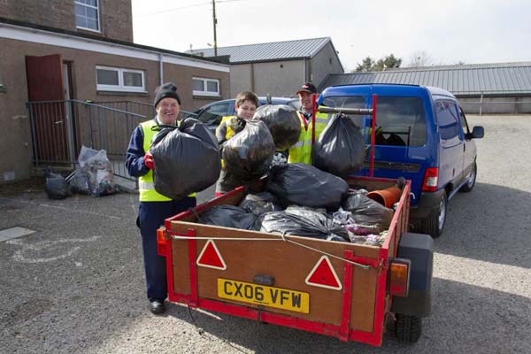 Hatton village clean up, April 2013